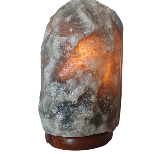 Lampa solna 2-3 kg z szarej soli - zdjęcie 1