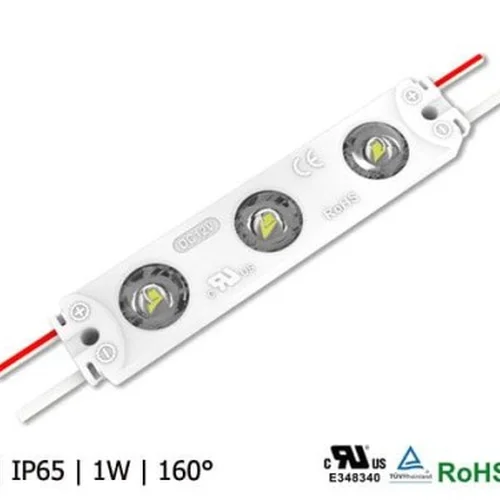 MODUŁ LED POP 3X2835 | 1W | 12V | IP65 | ZIMNY | 7000K