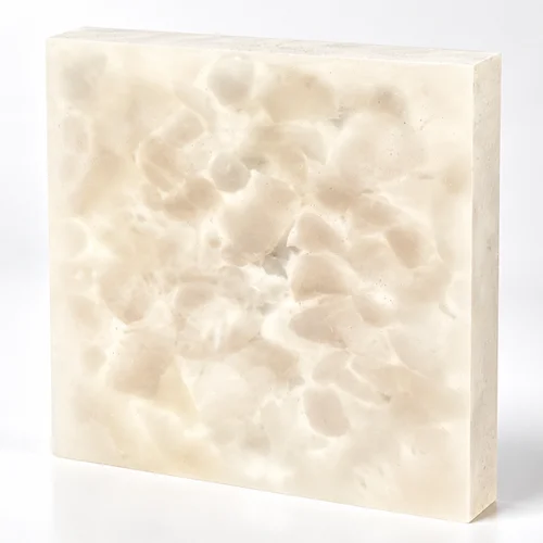 Panel solny z żywicy 20×20 cm – naturalne kryształy soli BIAŁY