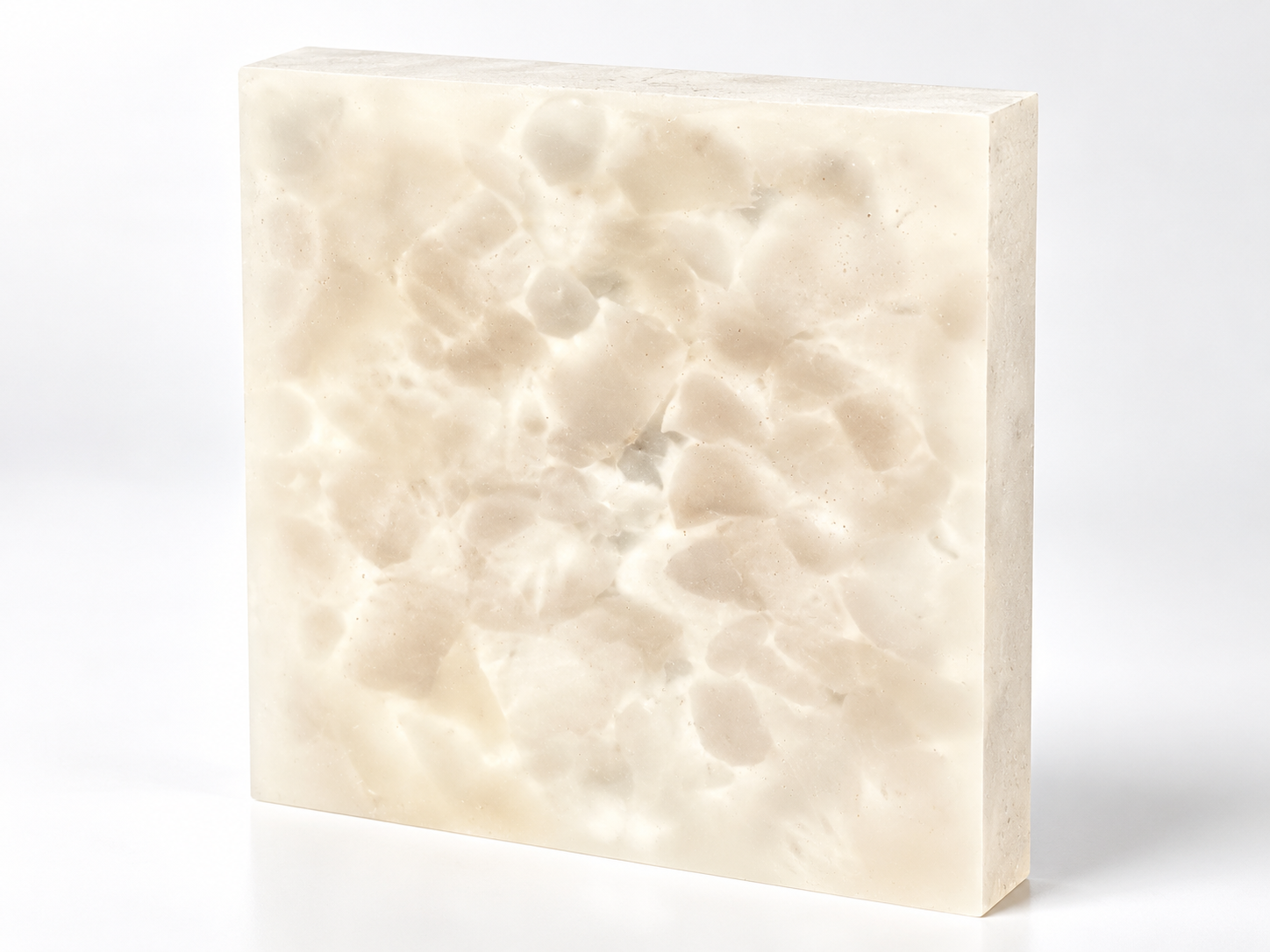 Panel solny z żywicy 20x20 cm – naturalne kryształy soli BIAŁY